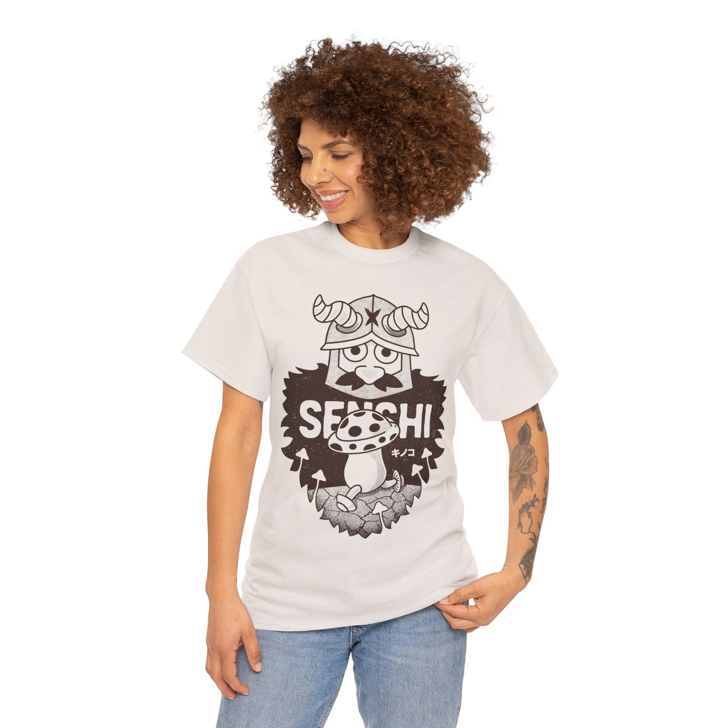Dwarf And Mushroom Vintage Unisex T-Shirt