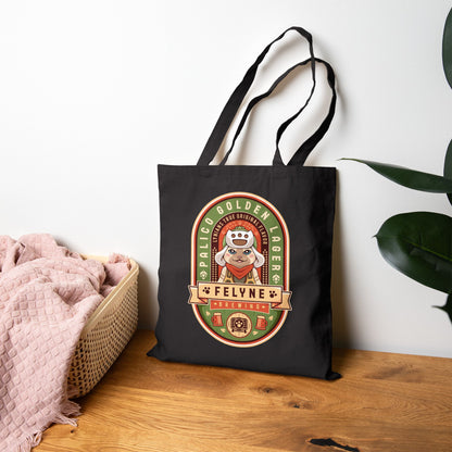 Palico Golden Lager Cotton Canvas Tote Bag