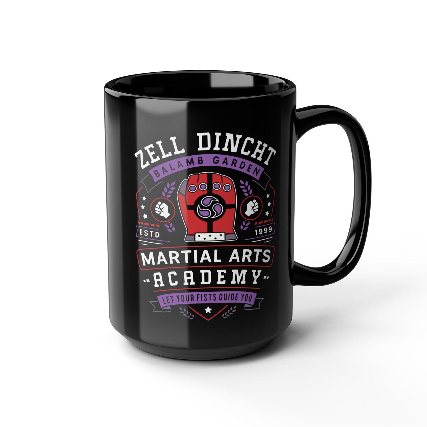 Zell Dincht Academy Emblem Black Mug