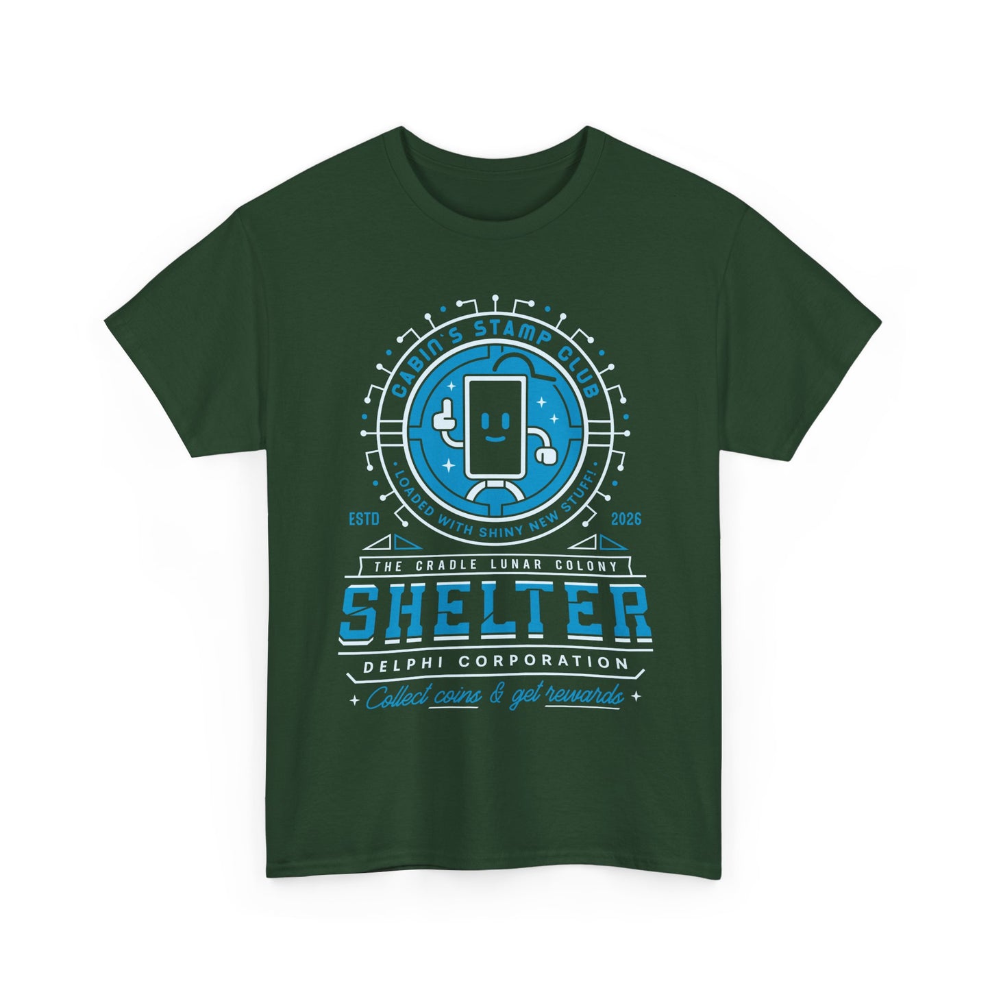 Cabin Coins Stamp Club Emblem Unisex T-Shirt