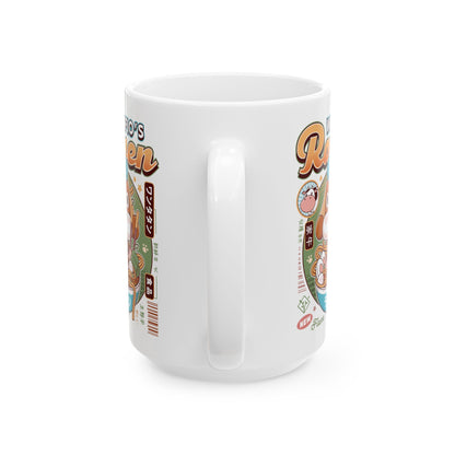 Woofio Vintage Ramen Ceramic Mug
