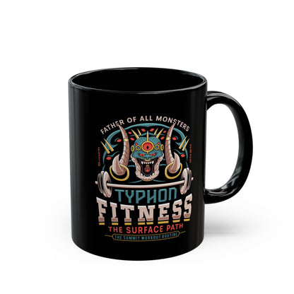 Father Of All Monsters Fitness Emblem Black Mug