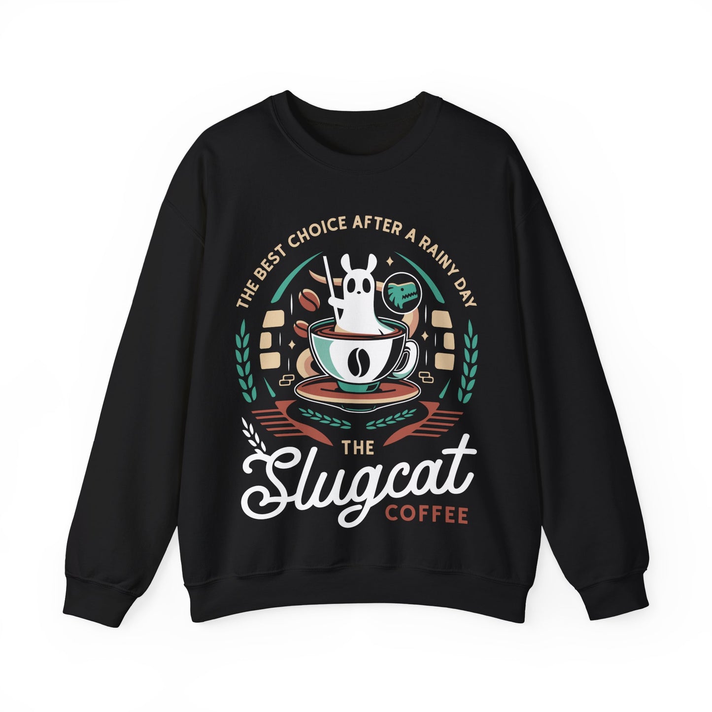 Slugcat Coffee Emblem Unisex Crewneck Sweatshirt