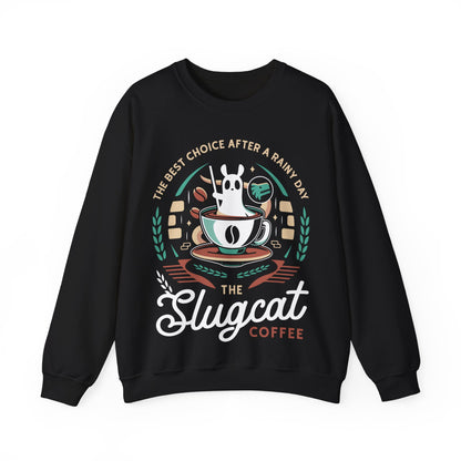 Slugcat Coffee Emblem Unisex Crewneck Sweatshirt