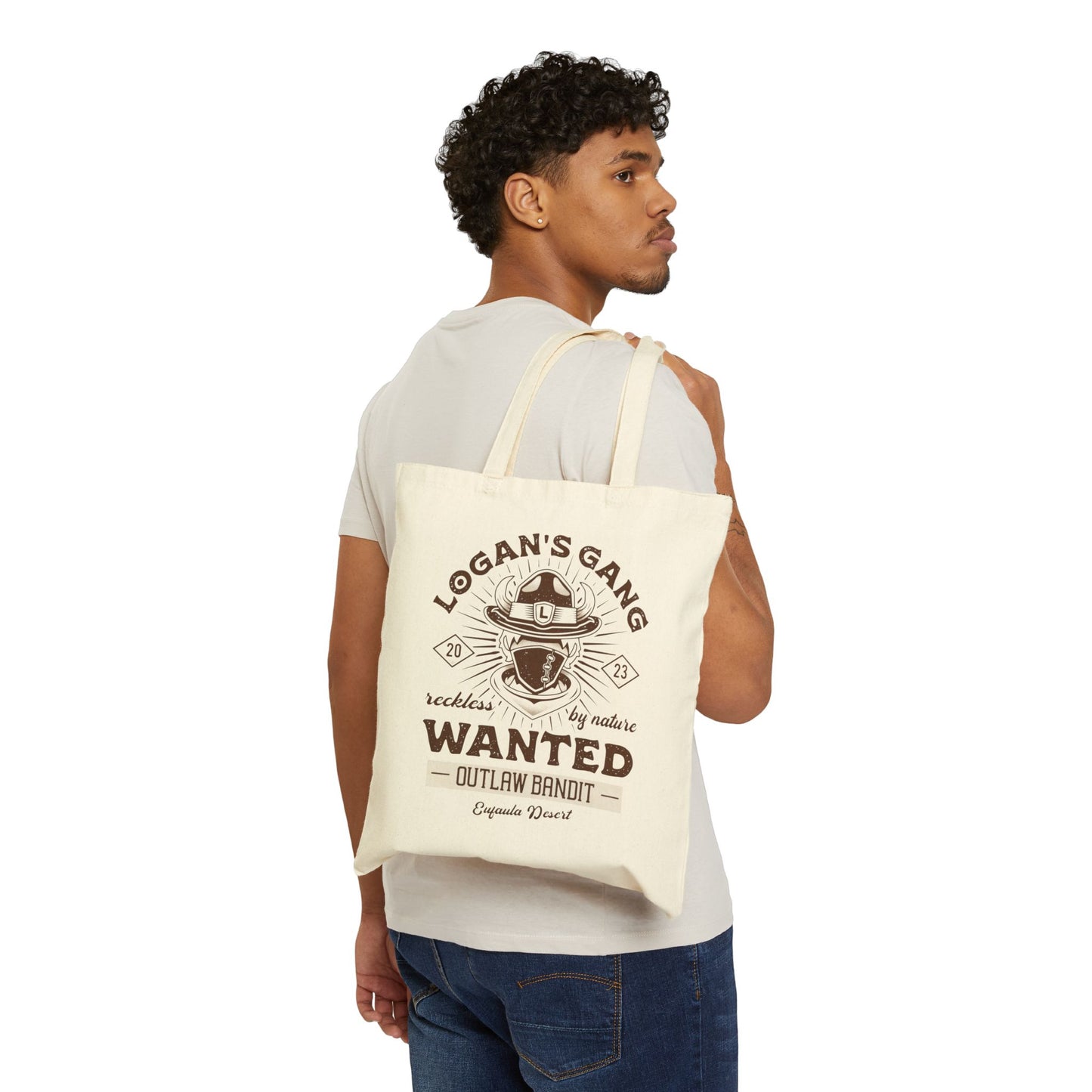Eufaula Desert Bandit Emblem Canvas Tote Bag