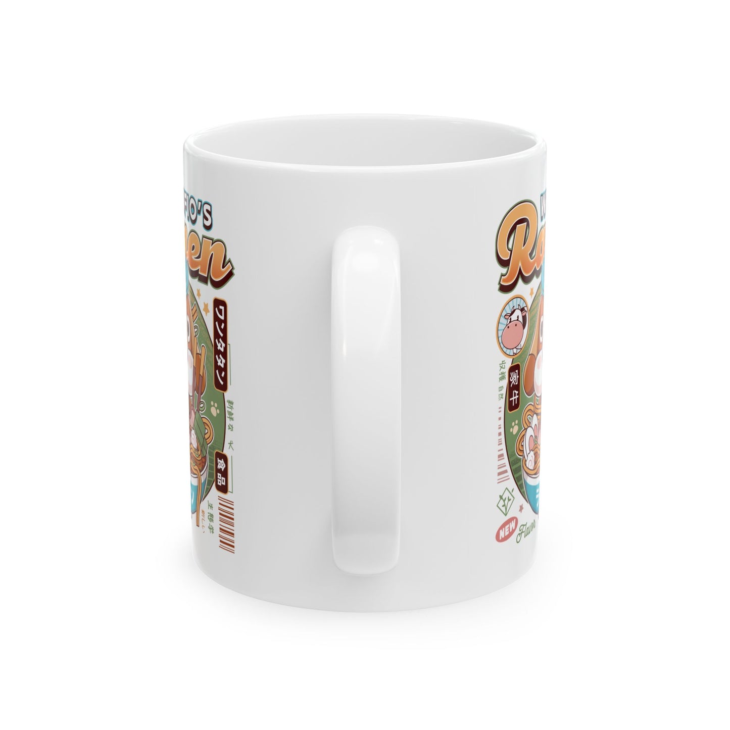 Woofio Vintage Ramen Ceramic Mug