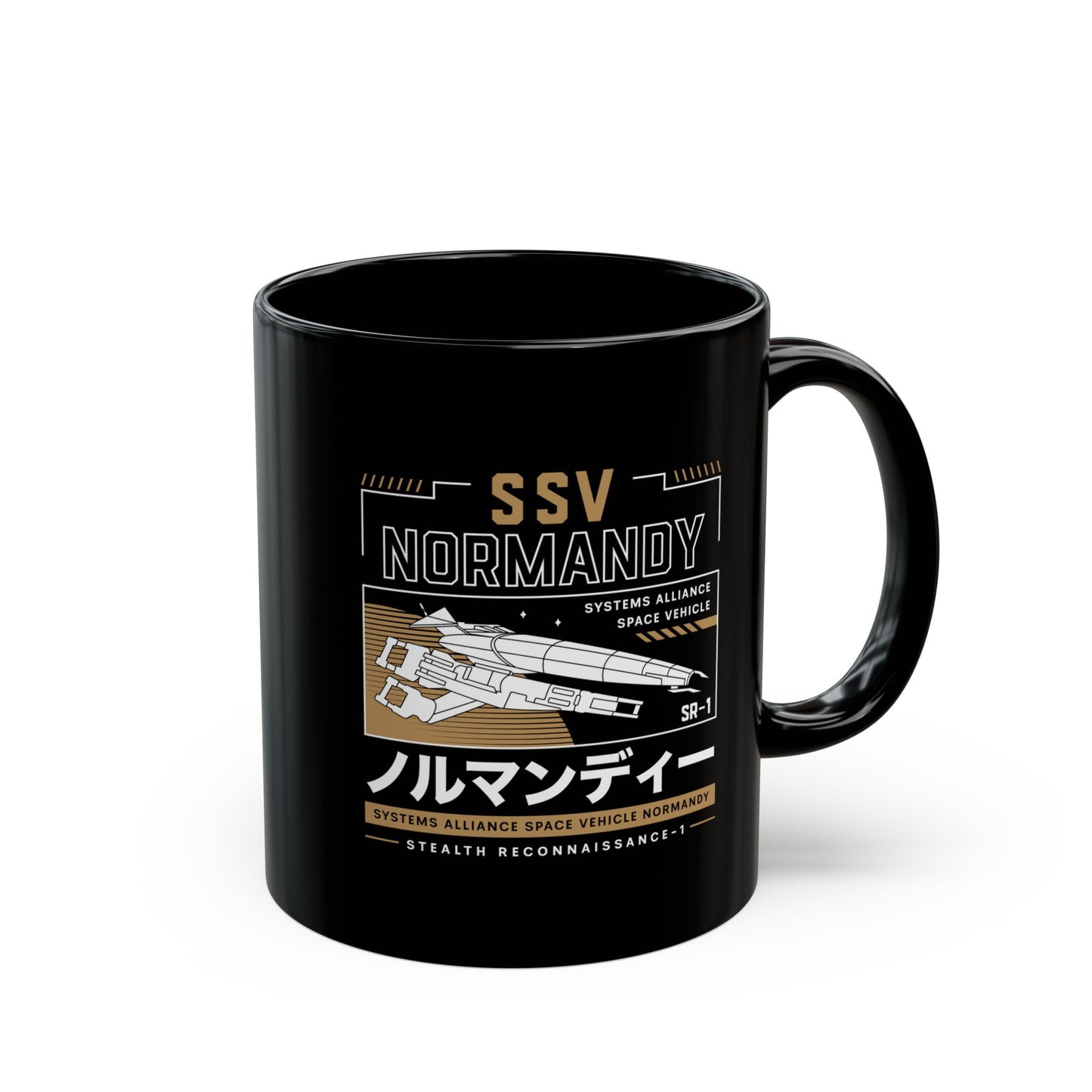 Ssv Normandy Aesthetic Black Mug