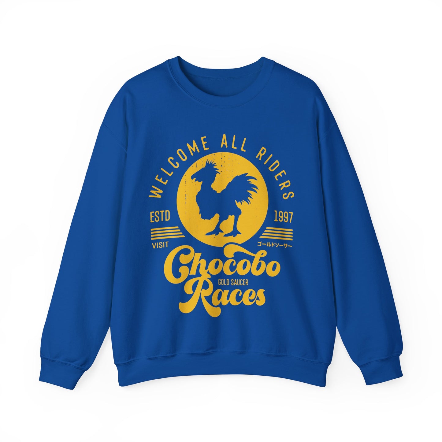 Chocobo Races Crest Unisex Crewneck Sweatshirt