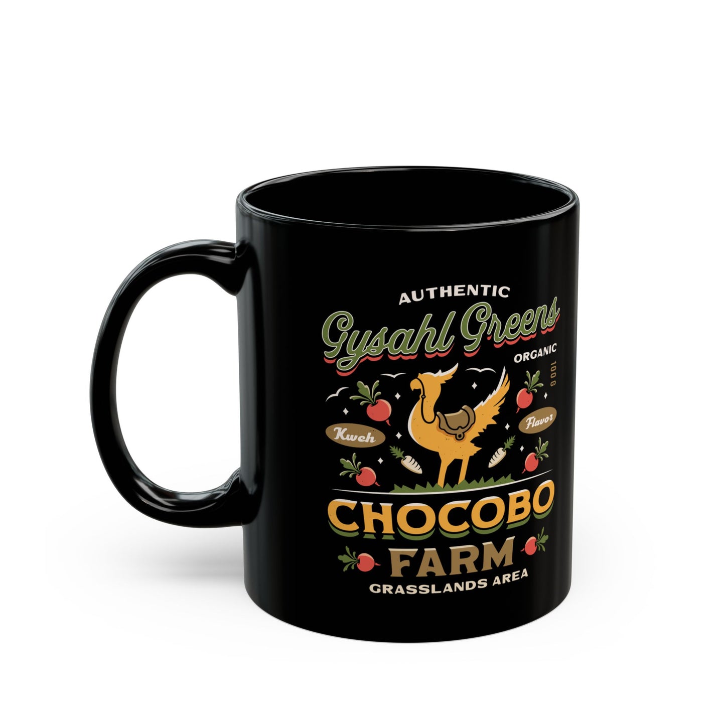 Gysahl Greens Emblem Vintage Black Mug