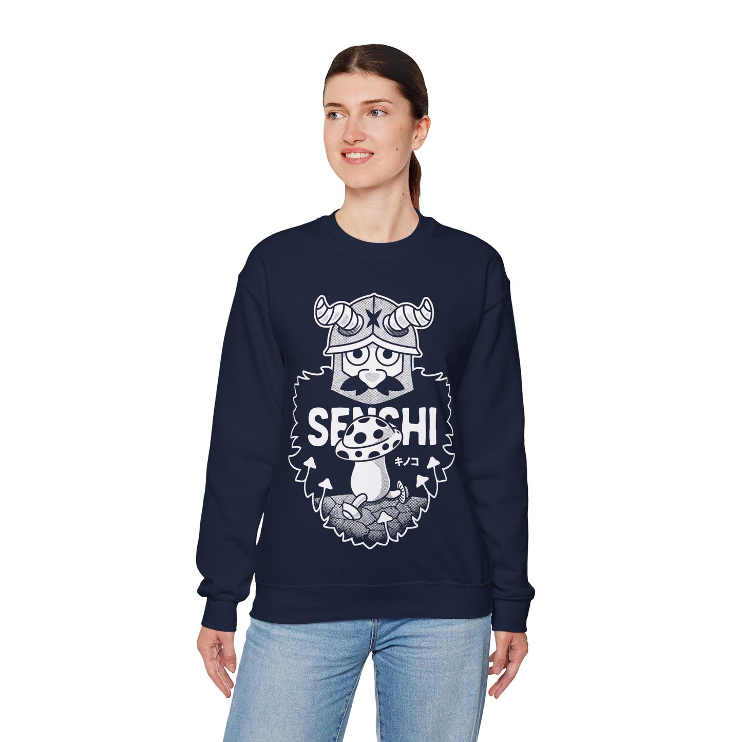 Walking Mushroom And Dwarf Crewneck Sweatshirt
