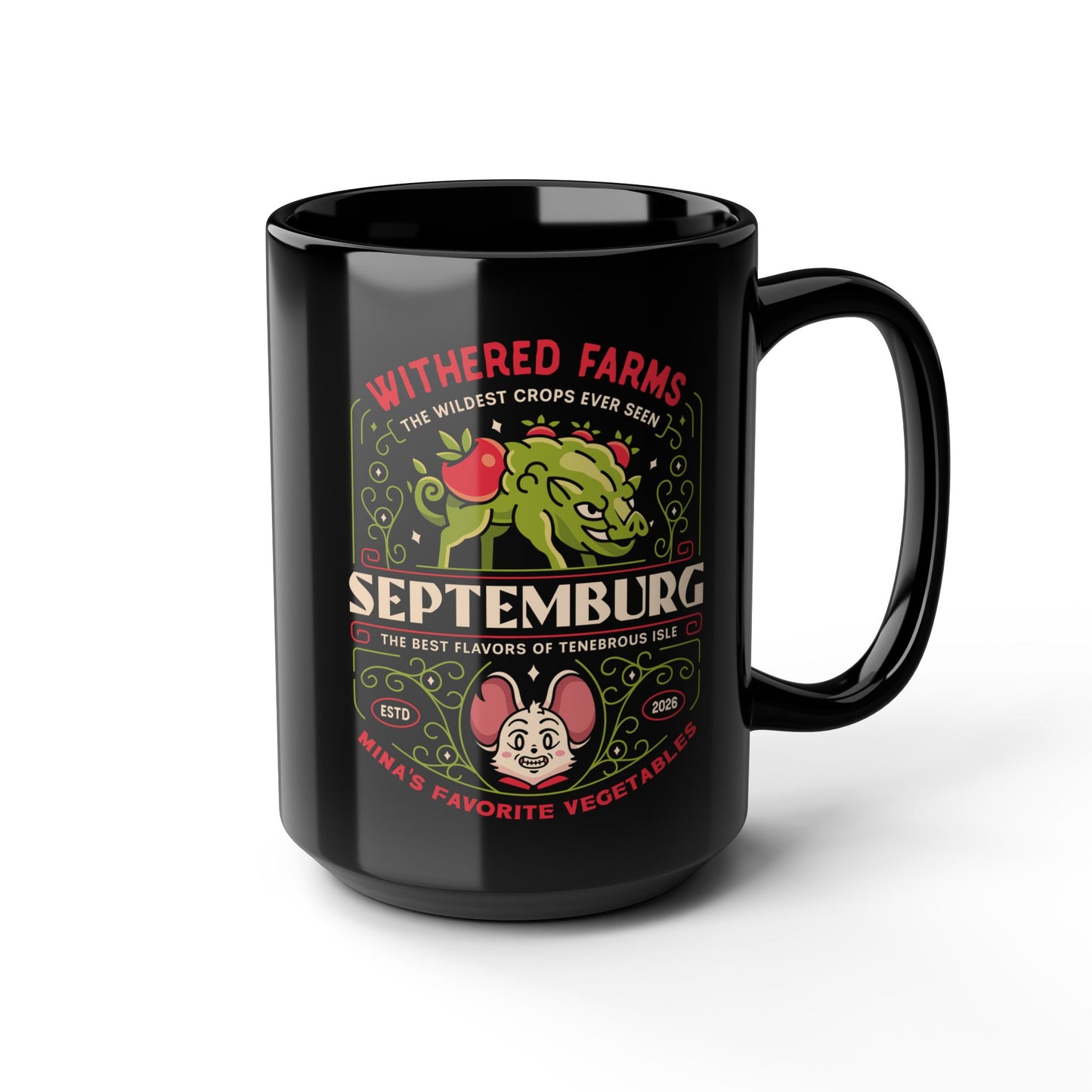 Septemburg Withered Farms Crest Black Mug
