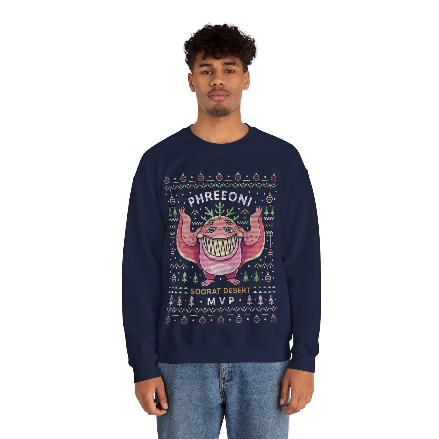 Phreeoni Ugly Sweater Crewneck Sweatshirt