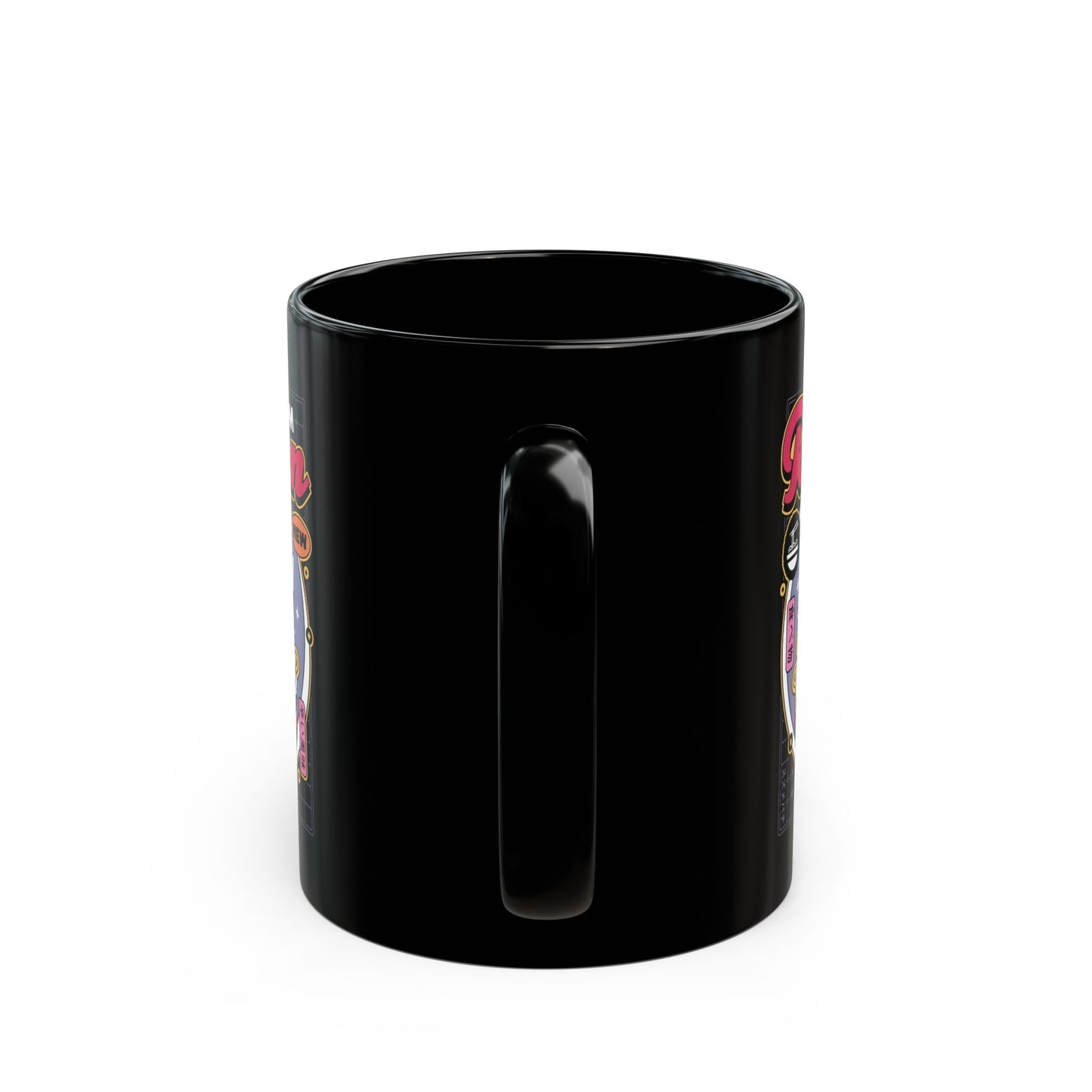 Pharloom Ramen Aesthetic Black Mug