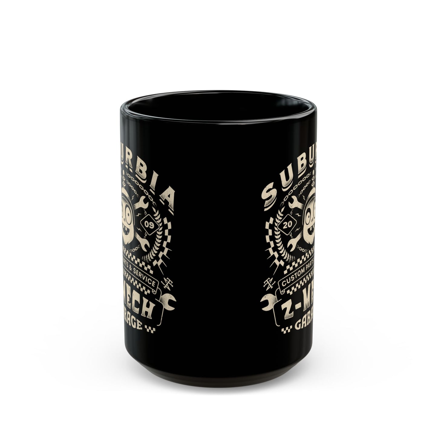 Imp Mech Call Garage Black Mug