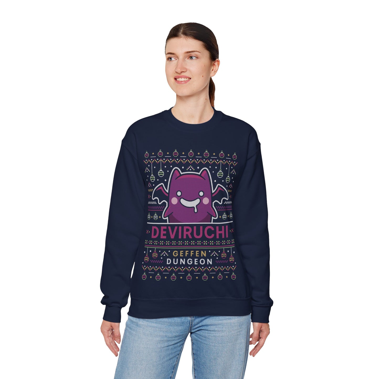 Deviruchi Ugly Sweater Crewneck Sweatshirt