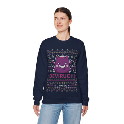 Deviruchi Ugly Sweater Crewneck Sweatshirt