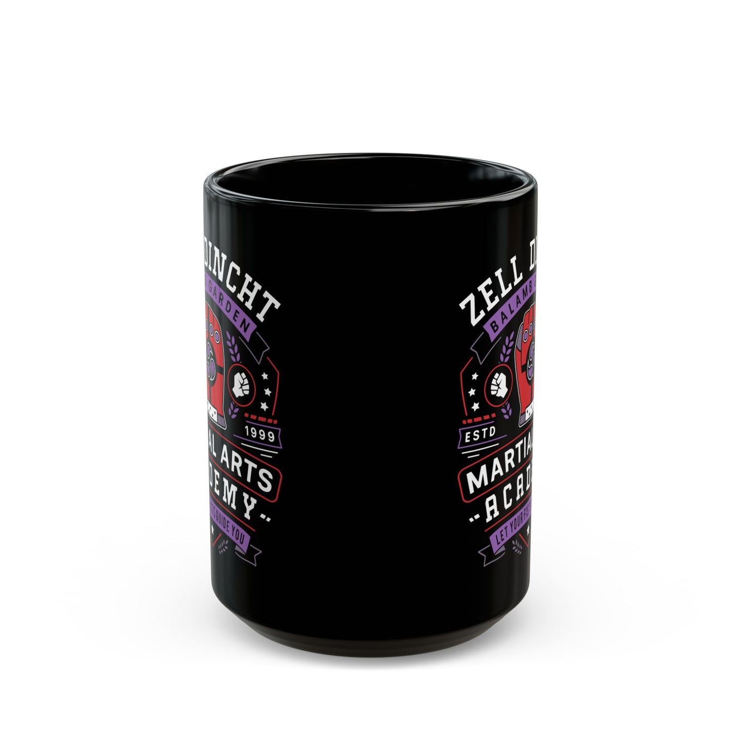 Zell Dincht Academy Emblem Black Mug