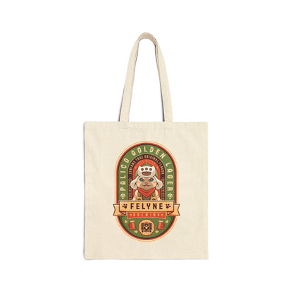Palico Golden Lager Cotton Canvas Tote Bag