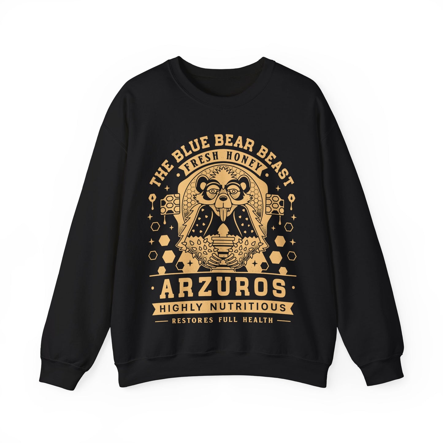 Arzuros Honey Vintage Crest Crewneck Sweatshirt