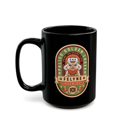 Palico Golden Lager Black Mug
