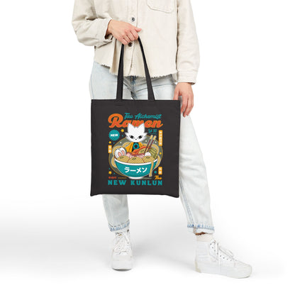 The Mysterious Alchemist Ramen Cotton Canvas Tote Bag