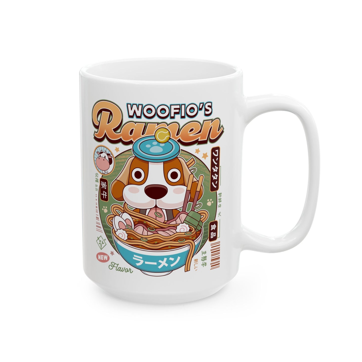 Woofio Vintage Ramen Ceramic Mug