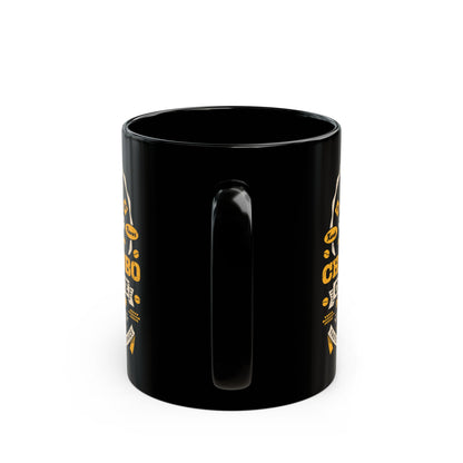 Chocobo Coffee Grunge Black Mug
