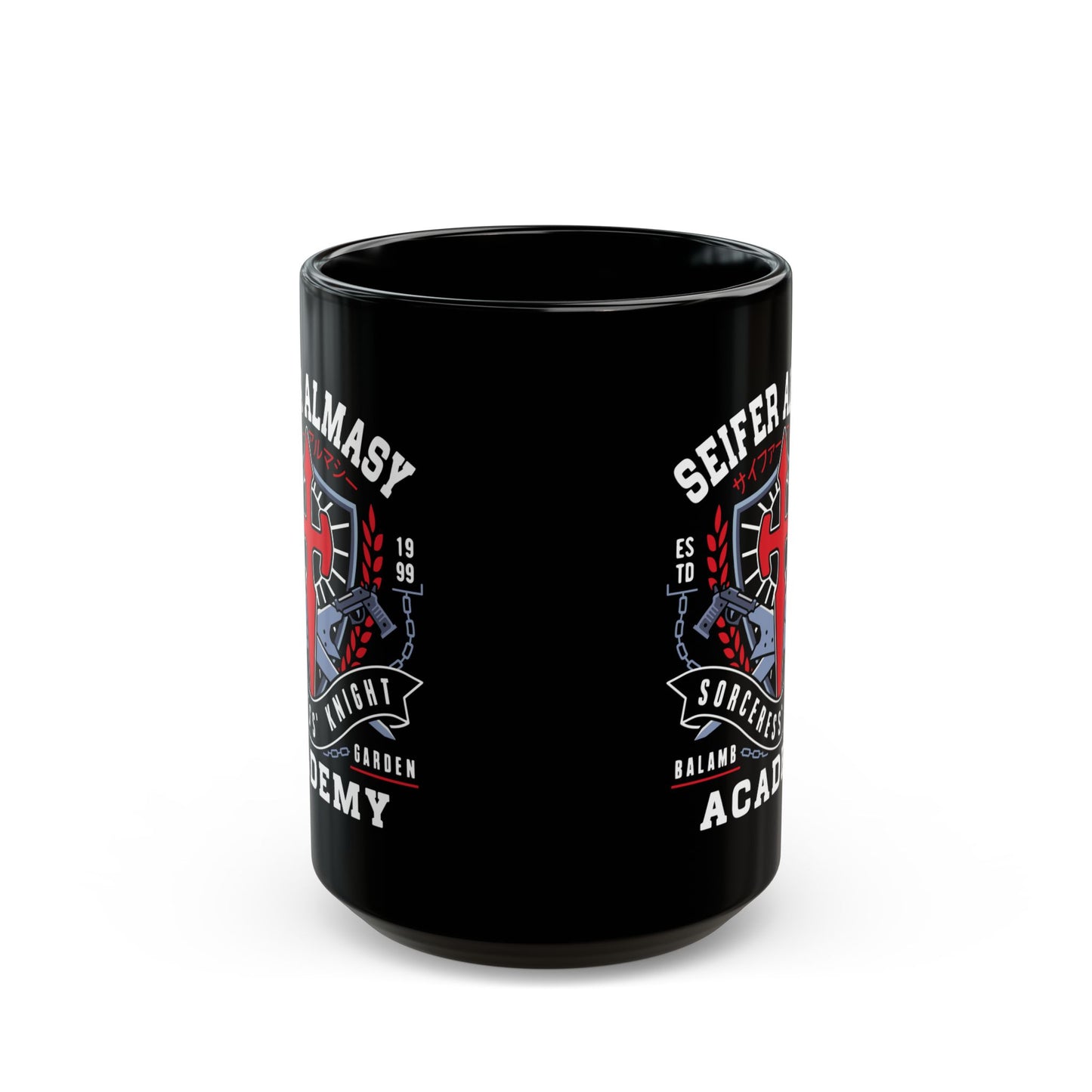 Seifer Almasy Academy Emblem Black Mug