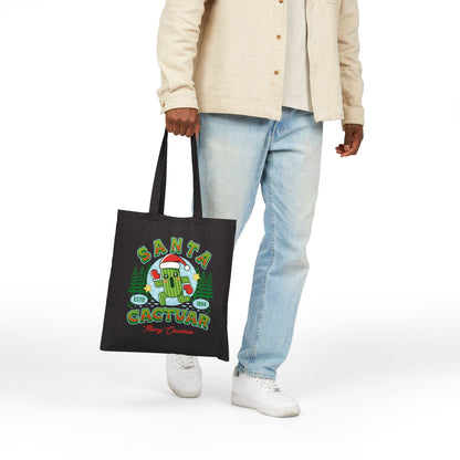 Santa Cactuar Canvas Tote Bag