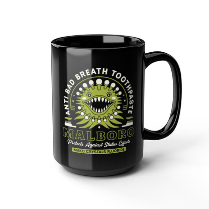 Malboro Toothpaste Emblem Black Mug