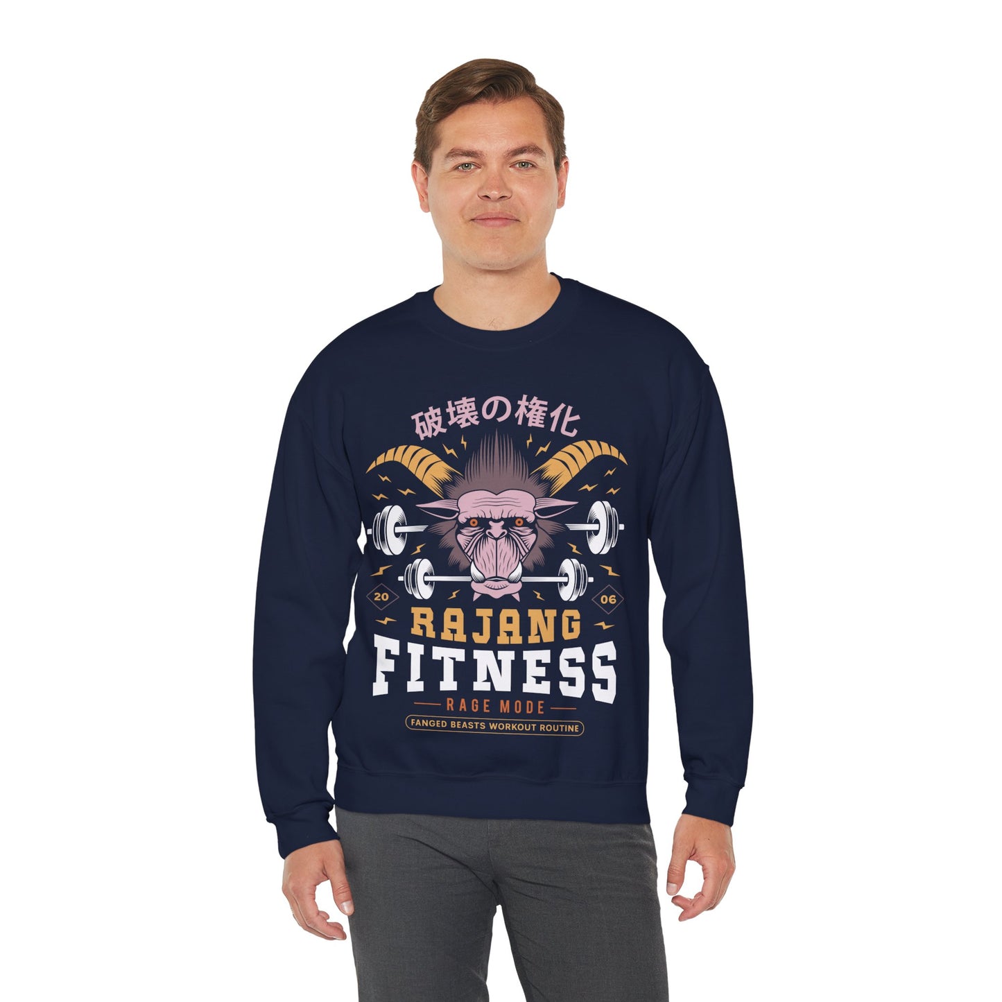 Rajang Fitness Unisex Crewneck Sweatshirt