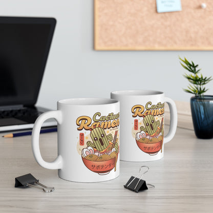 Cactuar Ramen Vintage Ceramic Mug