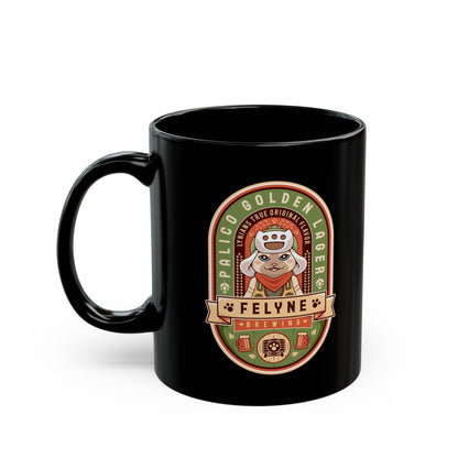Palico Golden Lager Black Mug