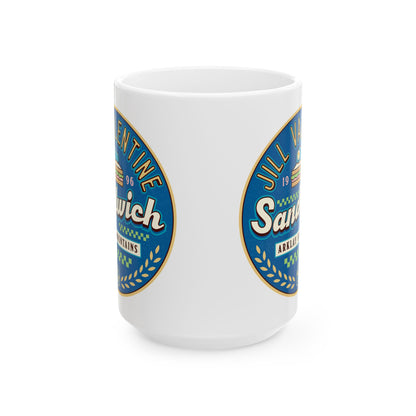 Jill Valentine Sandwich Ceramic Mug
