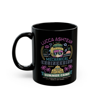 Lucca Ashtear Summer Camp Black Mug