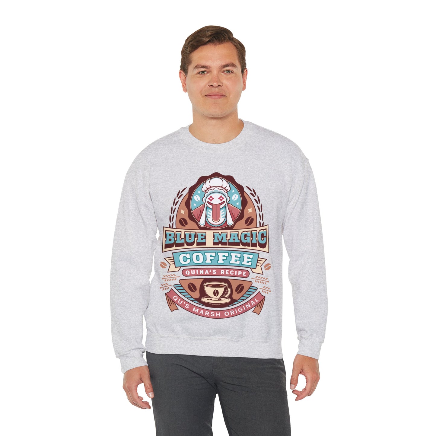 Quina Quen Coffee Vintage Unisex Crewneck Sweatshirt