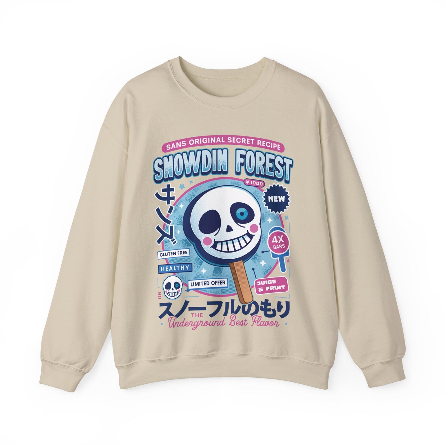 Snowdin Forest Ice Cream Crewneck Sweatshirt