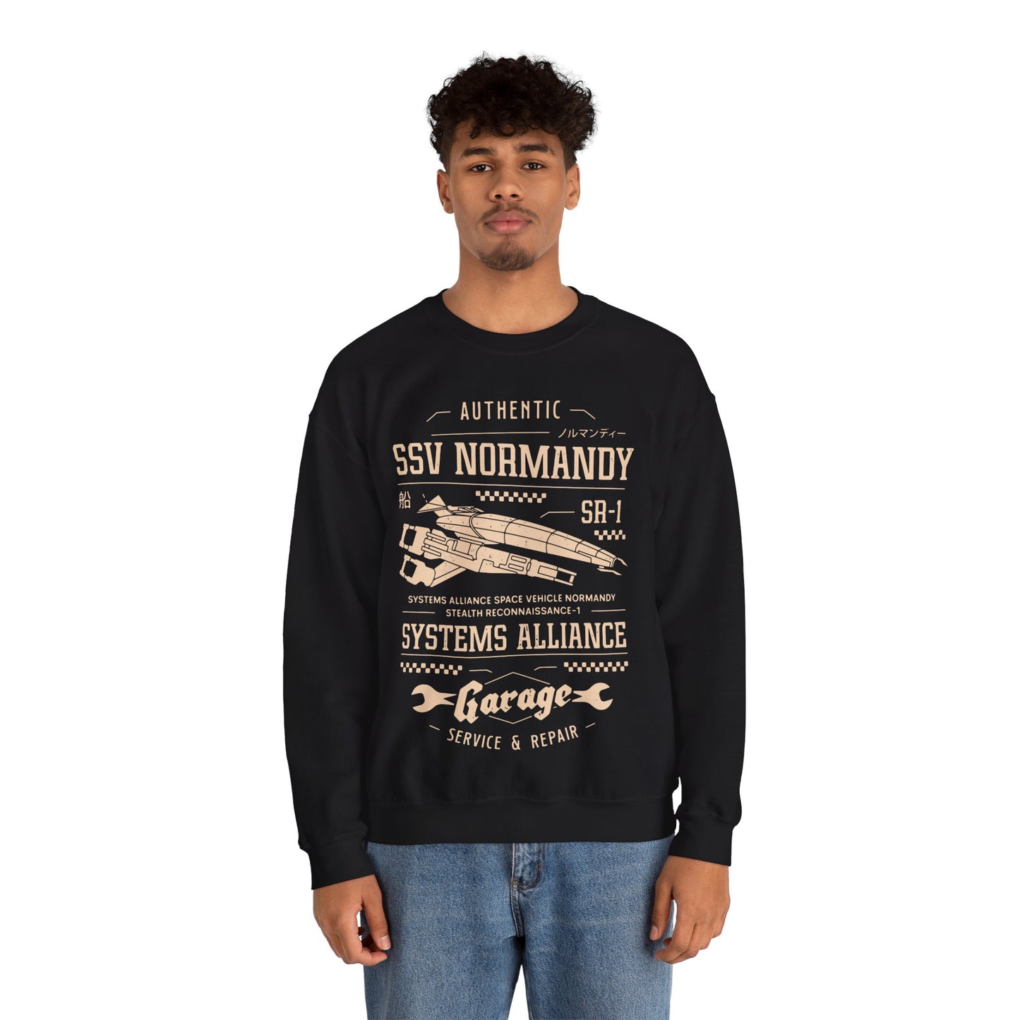 Ssv Normandy Garage Unisex Crewneck Sweatshirt