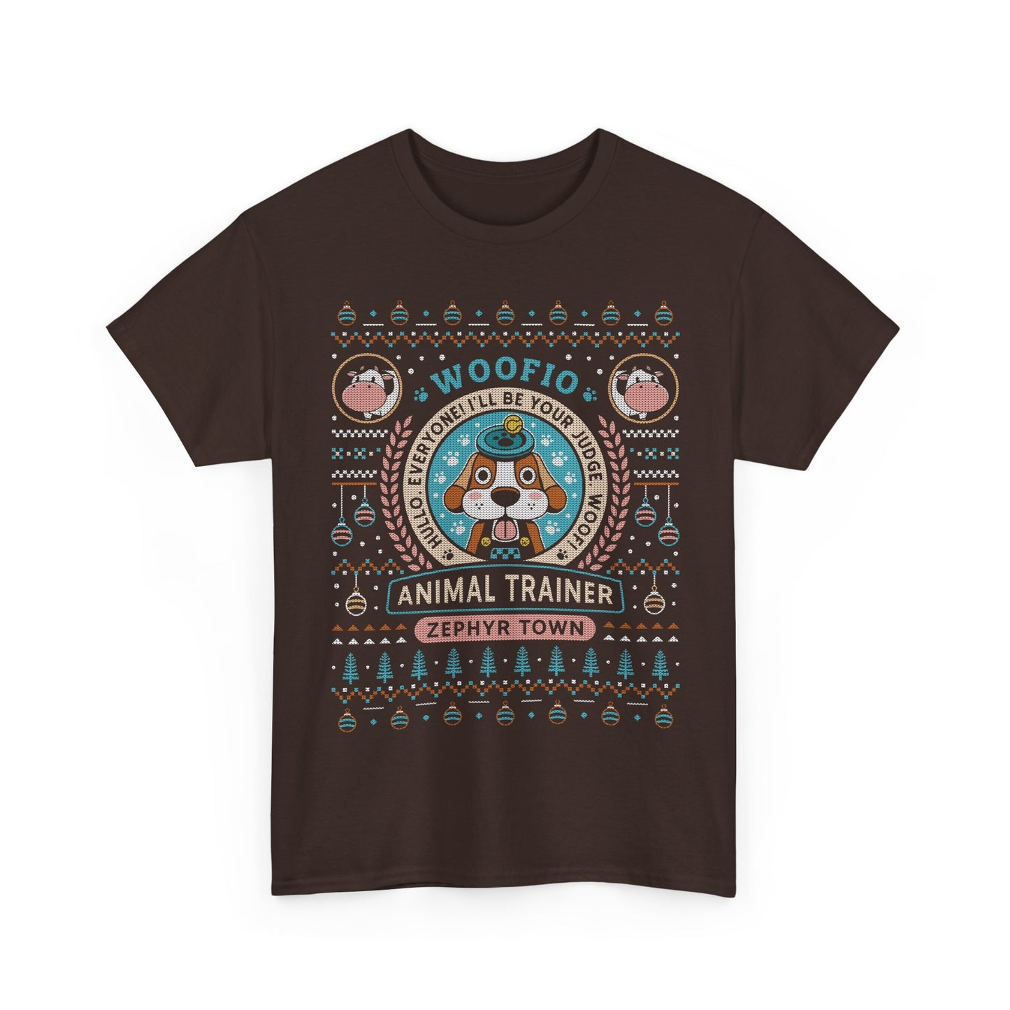 Woofio Zephyr Town Ugly Sweater Unisex T-Shirt