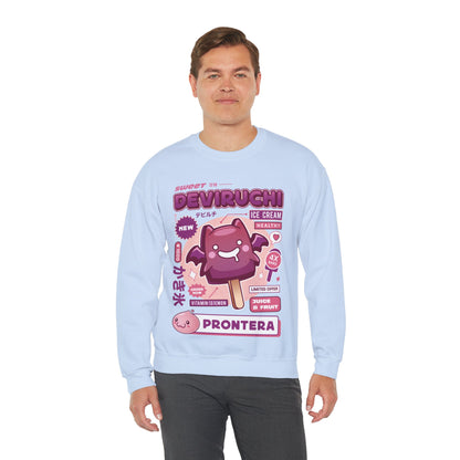 Deviruchi Ice Cream Unisex Crewneck Sweatshirt