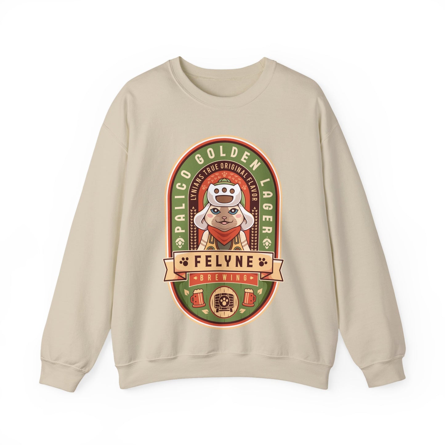 Palico Golden Lager Unisex Crewneck Sweatshirt
