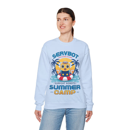Servbot Summer Camp Vintage Crewneck Sweatshirt