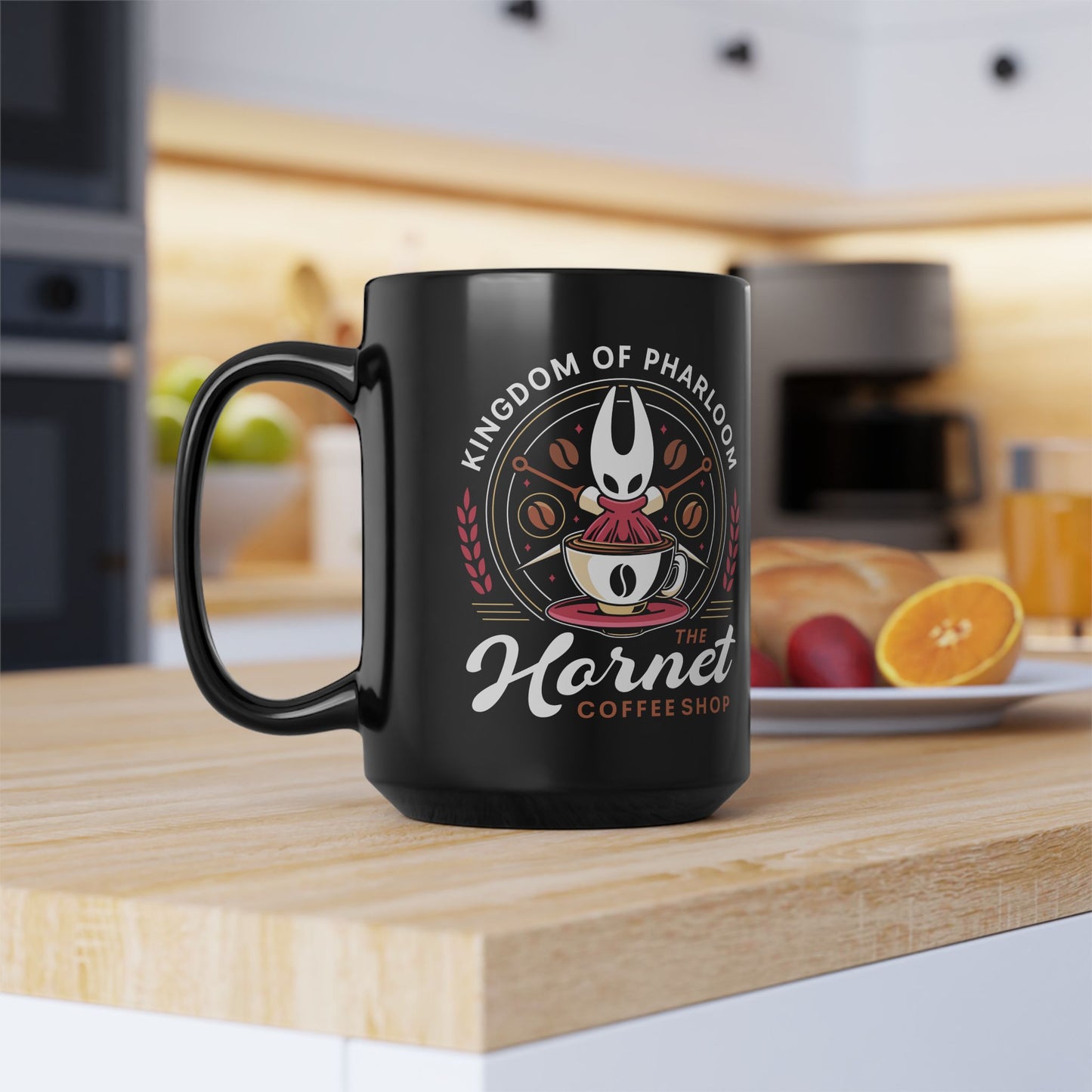 Pharloom Hornet Coffee Crest Black Mug