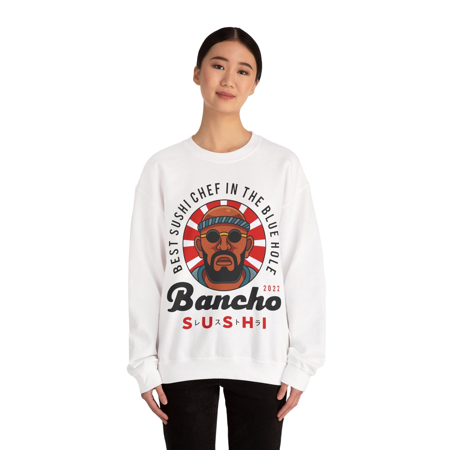 Bancho Sushi Emblem Unisex Crewneck Sweatshirt