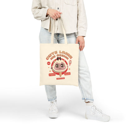 Lamb Ice Cream Cotton Canvas Tote Bag