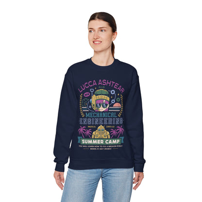 Lucca Ashtear Summer Camp Unisex Crewneck Sweatshirt