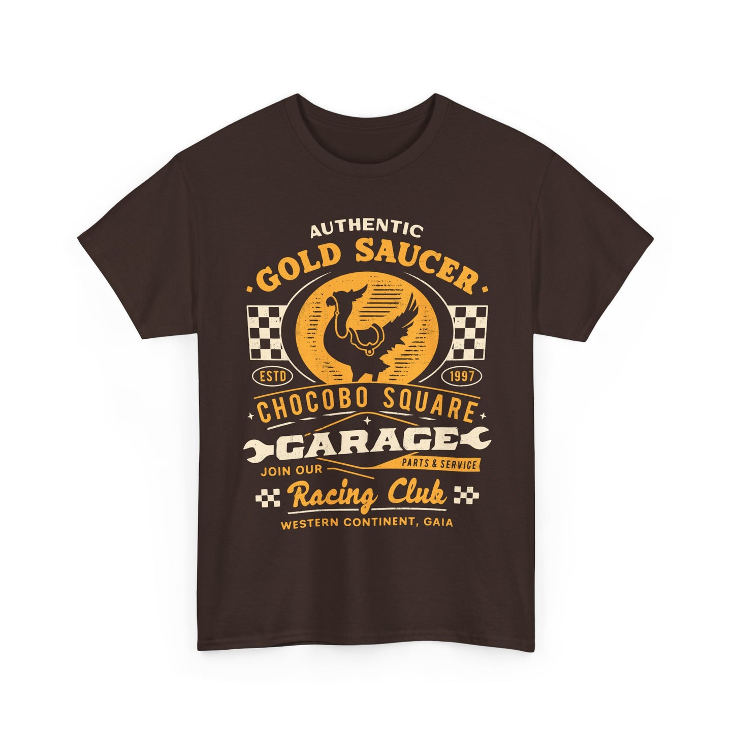 Gold Saucer Garage Vintage Unisex T-Shirt