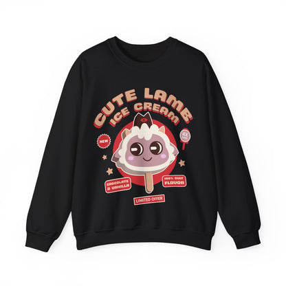 Lamb Ice Cream Unisex Crewneck Sweatshirt