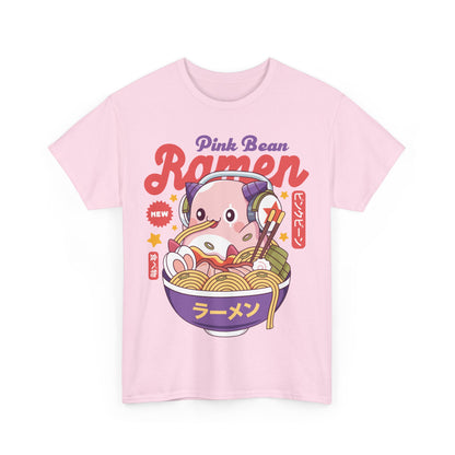 Pink Bean Ramen Kawaii Unisex T-Shirt