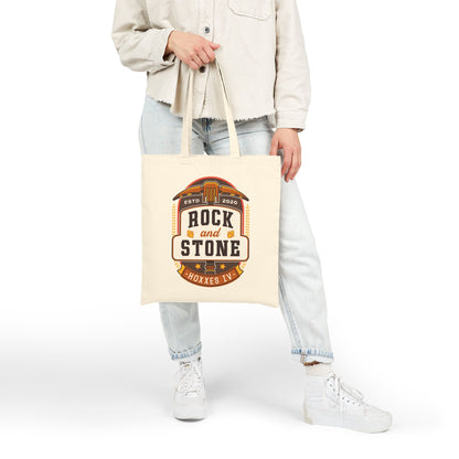 Rock And Stone Emblem Canvas Tote Bag